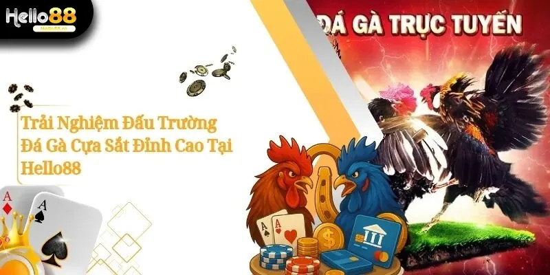 Trải Nghiệm Đấu Trường Đá Gà Cựa Sắt Đỉnh Cao Tại Hello88 10 Đá gà cựa sắt